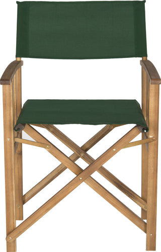 Safavieh Laguna Director Chair Teak/Green Furniture main image