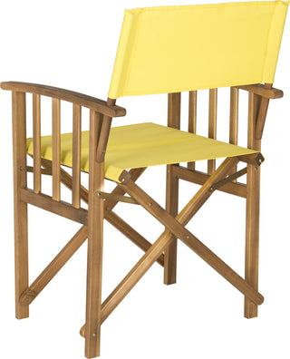 Safavieh Laguna Director Chair Teak/Yellow Furniture 