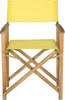 Safavieh Laguna Director Chair Teak/Yellow Furniture main image