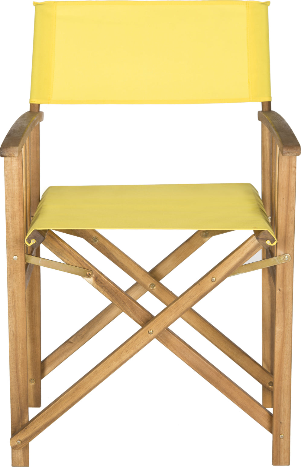 Safavieh Laguna Director Chair Teak/Yellow Furniture main image