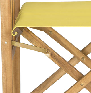 Safavieh Laguna Director Chair Teak/Yellow Furniture 