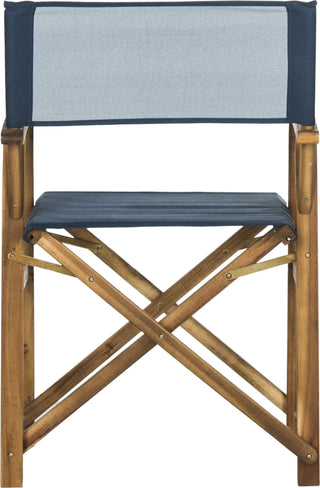 Safavieh Laguna Director Chair Teak/Navy Furniture 