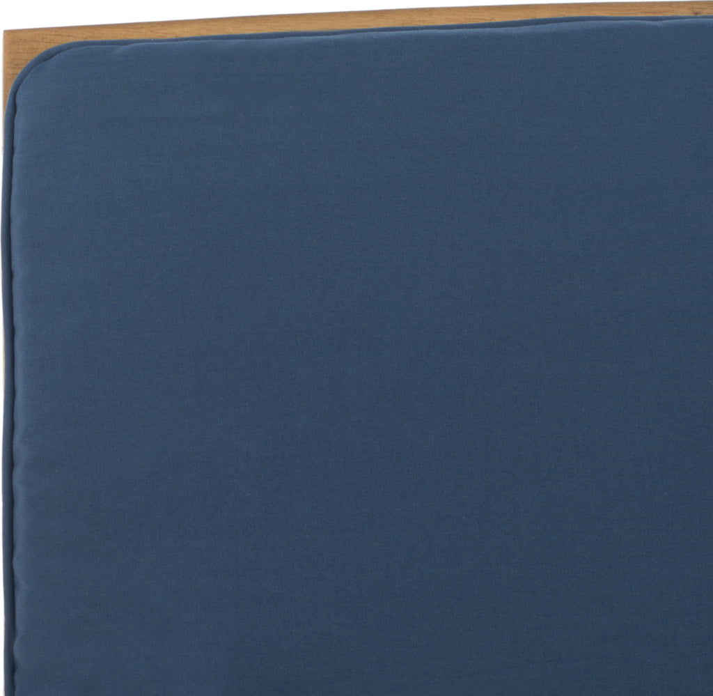 Safavieh Fontana 4 Pc Outdoor Set Teak Look/Navy Incredible Rugs and