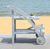 Safavieh Lodi Tea Cart Grey Wash/Beige Furniture 