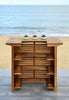 Safavieh Monterey Bar Table Teak Look Furniture 