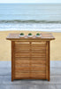 Safavieh Monterey Bar Table Teak Look Furniture 