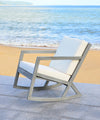 Safavieh Vernon Rocking Chair Grey/Beige  Feature