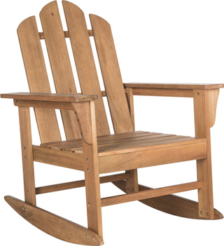 Safavieh Moreno Rocking Chair Teak Brown Furniture 