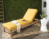 Safavieh Solano Sunlounger Teak Brown/Yellow Furniture  Feature