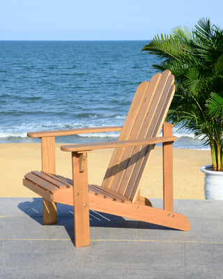 Safavieh Topher Adirondack Chair Teak Furniture 