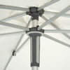 Safavieh Hurst 9 Ft Easy Glide Market Umbrella UV Resistant Natural Furniture 