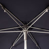 Safavieh Hurst 9 Ft Easy Glide Market Umbrella UV Resistant Navy Furniture 