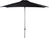 Safavieh Hurst 9 Ft Easy Glide Market Umbrella UV Resistant Black Furniture main image