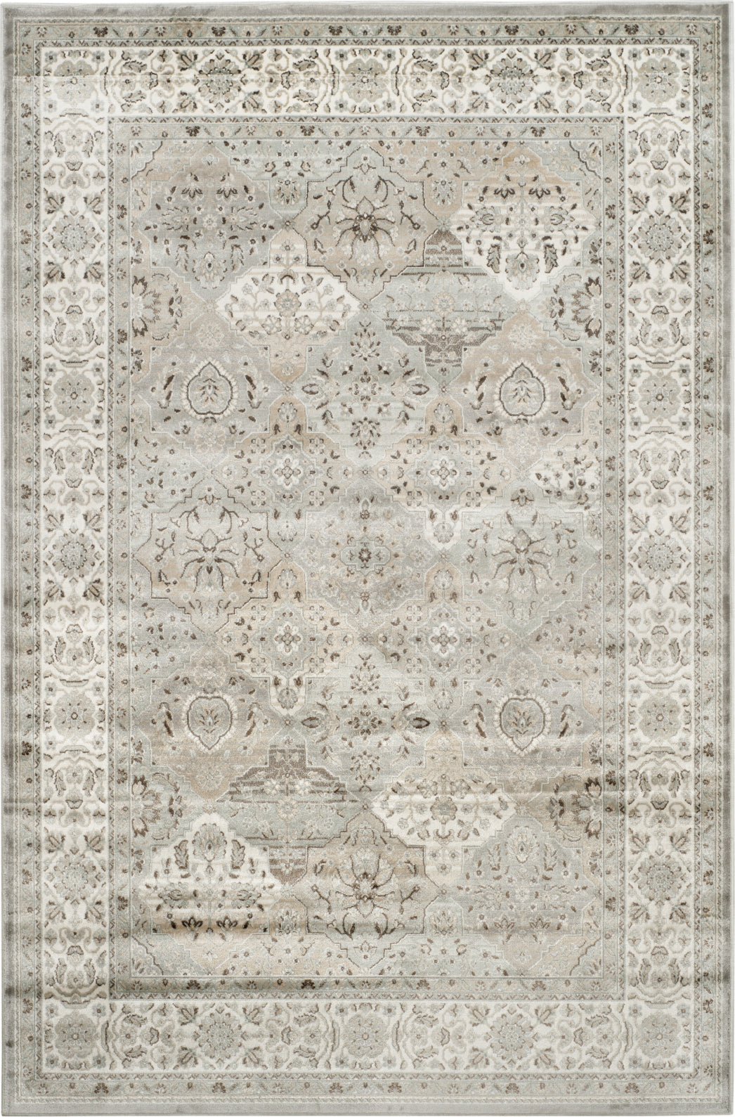Persian Silver Rugs Safavieh Persian Garden PEG612W Silver/Ivory Area Rug – Incredible Rugs ...