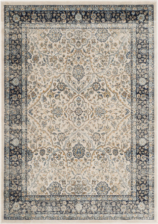 Safavieh Persian Garden Vintage PGV606D Ivory/Navy Area Rug 