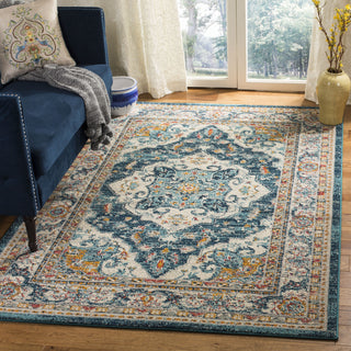 Safavieh Phoenix PHX154M Ivory/Blue Area Rug  Feature