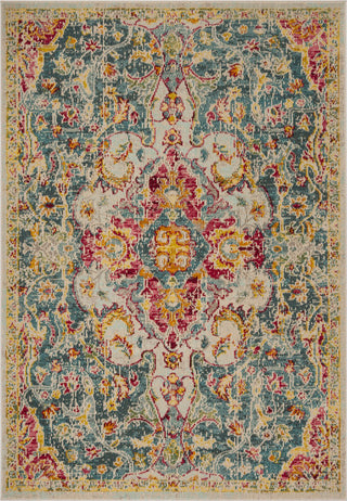 Safavieh Phoenix 100 PHX156B Blue/Yellow Area Rug main image