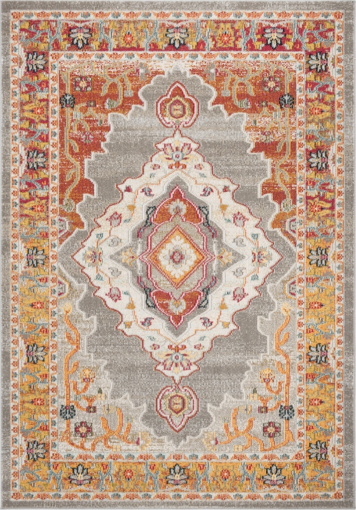 Safavieh Phoenix 100 PHX158T Orange/Grey Area Rug main image