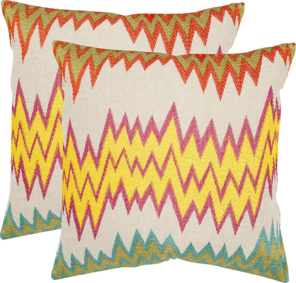 Safavieh Ashley Embroidered Neon / Yellow main image