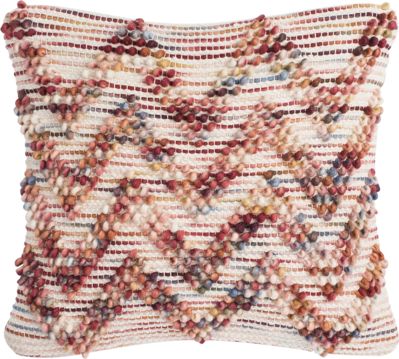 Safavieh Looped Chevron Textures and Weaves Candy Red