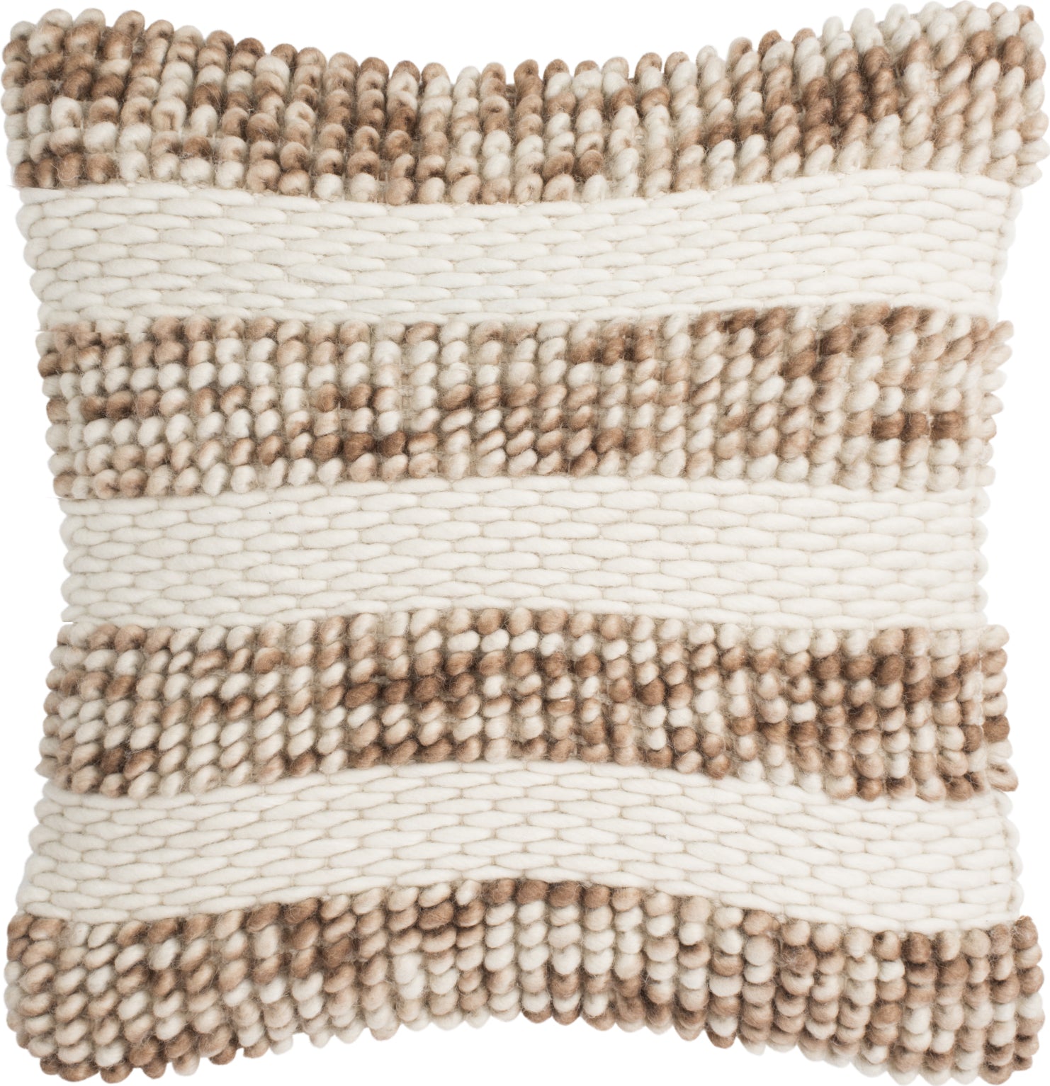 Safavieh Loop and Weaved Striped Textures and Weaves Eggshell Blend
