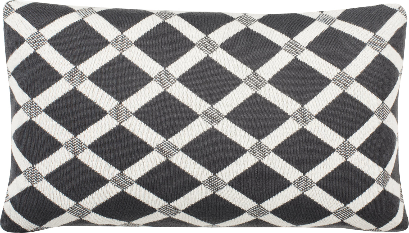 Safavieh Diamond Knit Printed Patterns Dark Grey/Natural main image