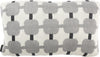 Safavieh Retro Square Printed Patterns Light Grey/Dark Grey 