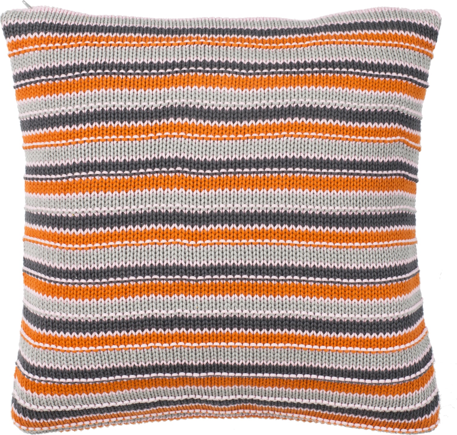 Safavieh Candy Stripe Knit Textures and Weaves Light Grey/Dark Grey/Orange/Pink main image