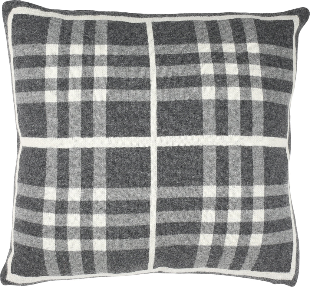 Safavieh Unity Gingham Knit Textures and Weaves Dark Grey/Medium Grey/Ivory main image