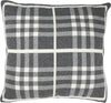 Safavieh Unity Gingham Knit Textures and Weaves Dark Grey/Medium Grey/Ivory main image