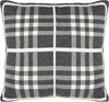Safavieh Unity Gingham Knit Textures and Weaves Dark Grey/Medium Grey/Ivory 