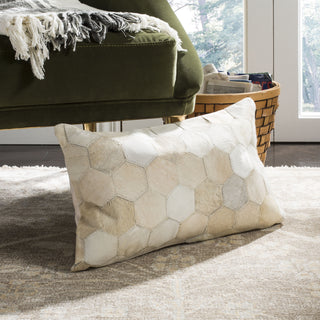 Safavieh Tiled Cowhide White 