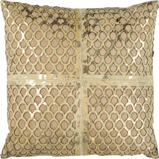 Safavieh Metallic Fin Cowhide Beige/Gold 