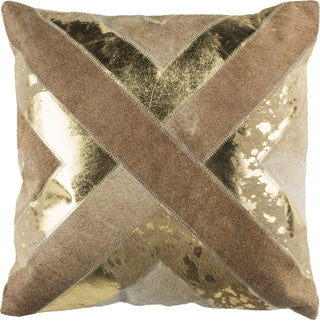 Safavieh Colma Metallic Cowhide Beige/Gold 