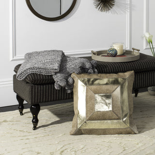 Safavieh Covina Metallic Cowhide Beige/Gold main image