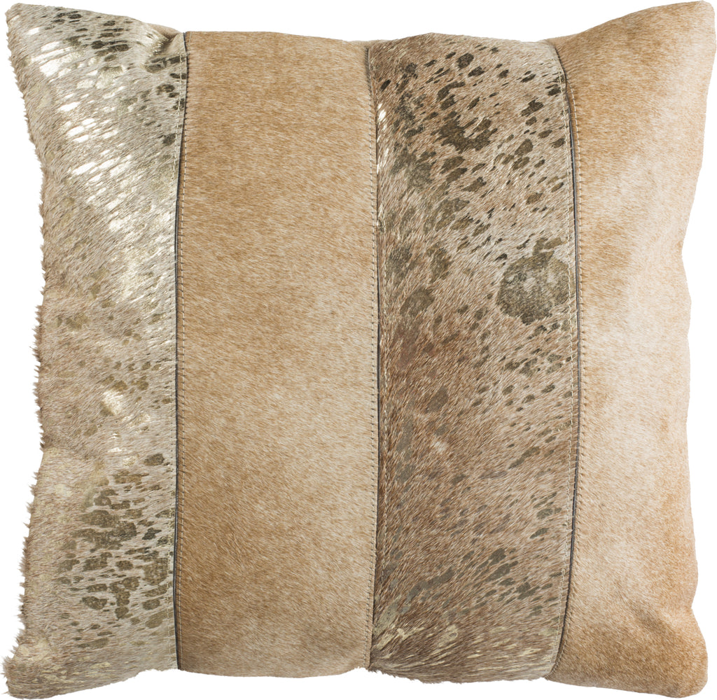 Safavieh Blair Metallic Cowhide Beige/Gold main image