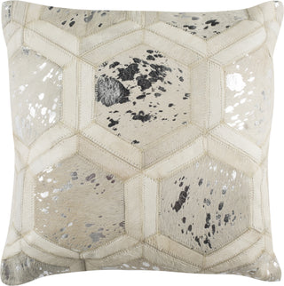 Safavieh Maggie Metallic Cowhide White/Silver 