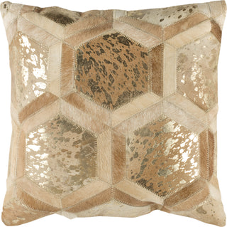 Safavieh Maggie Metallic Cowhide Beige/Gold 