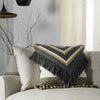 Safavieh Elettra Cowhide Charcoal/Gold  Feature