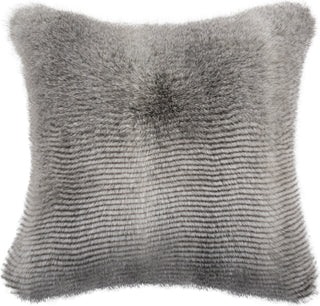 Safavieh Wavy Luxe Faux Plush Fur Grey main image