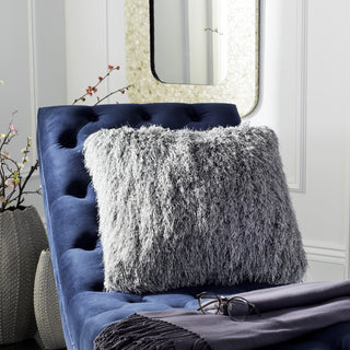 Safavieh Shag Modish Metallic Faux Plush Fur Snow  Feature