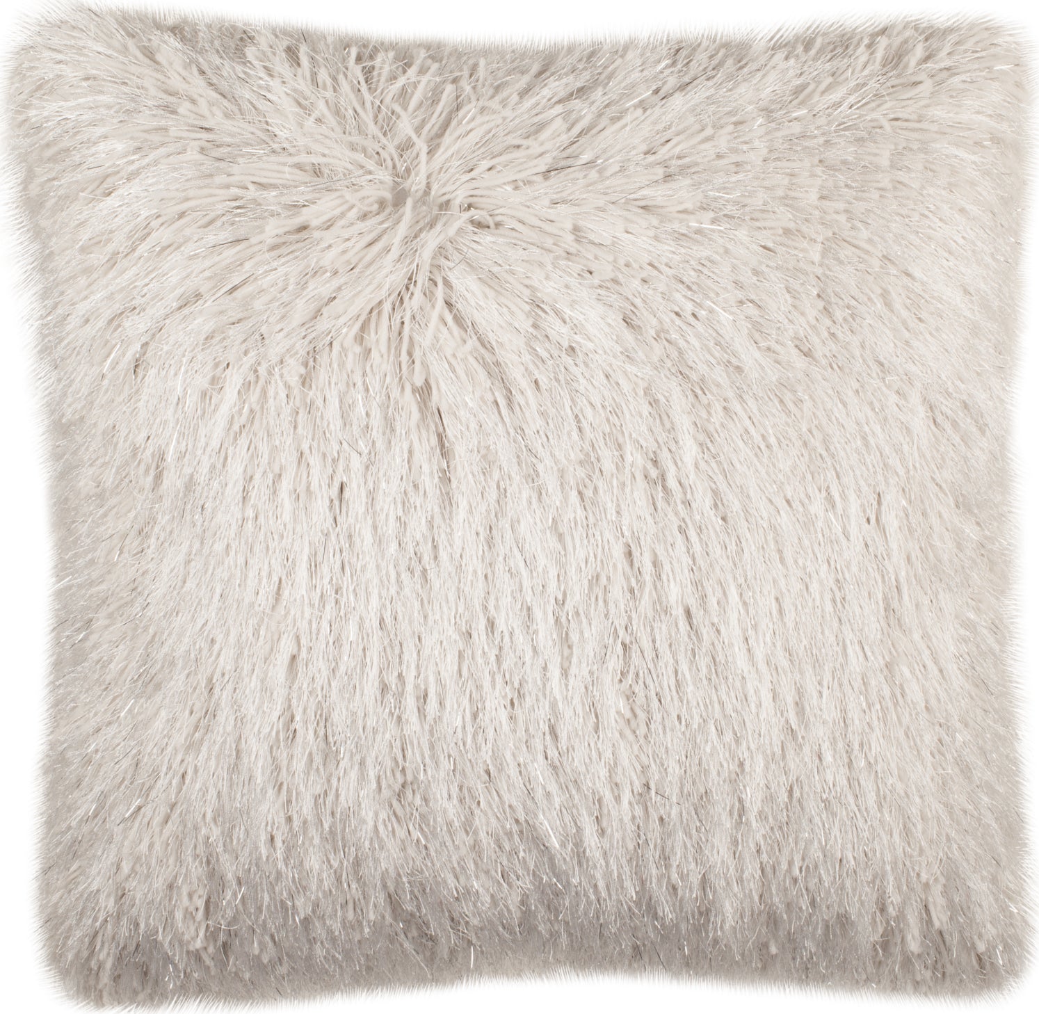 Safavieh Shag Modish Metallic Faux Plush Fur Snow main image