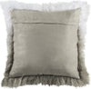Safavieh Suri Sheep Skin Faux Plush Fur White/Grey 