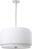 Safavieh Piran 3 Light 20-Inch Dia Adjustable Pendant White Lamp 