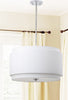 Safavieh Piran 3 Light 20-Inch Dia Adjustable Pendant White Lamp 