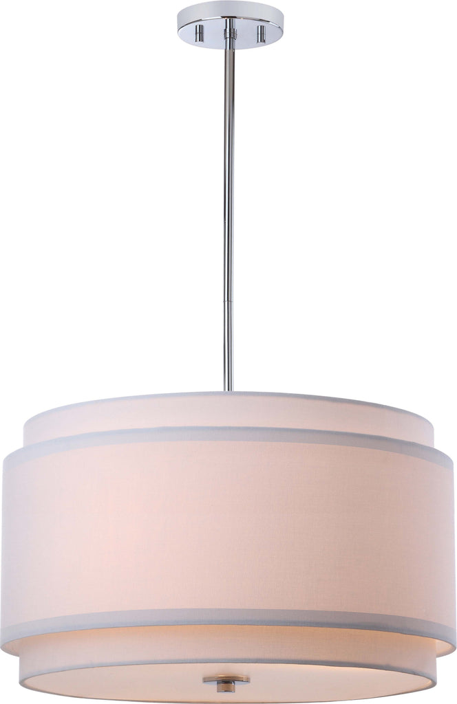 Safavieh Piran 3 Light 20-Inch Dia Adjustable Pendant White Lamp main image