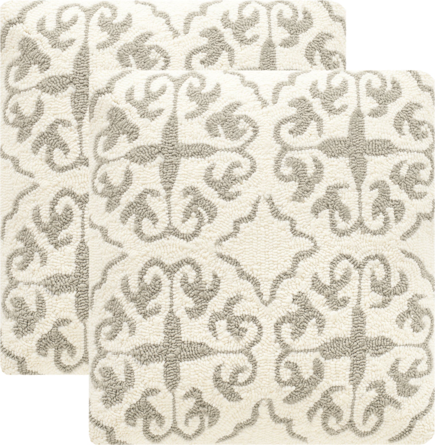 Safavieh Moroccan-Hooked Soleil White / Tropical L Grey main image