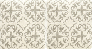 Safavieh Moroccan-Hooked Soleil White / Tropical L Grey 