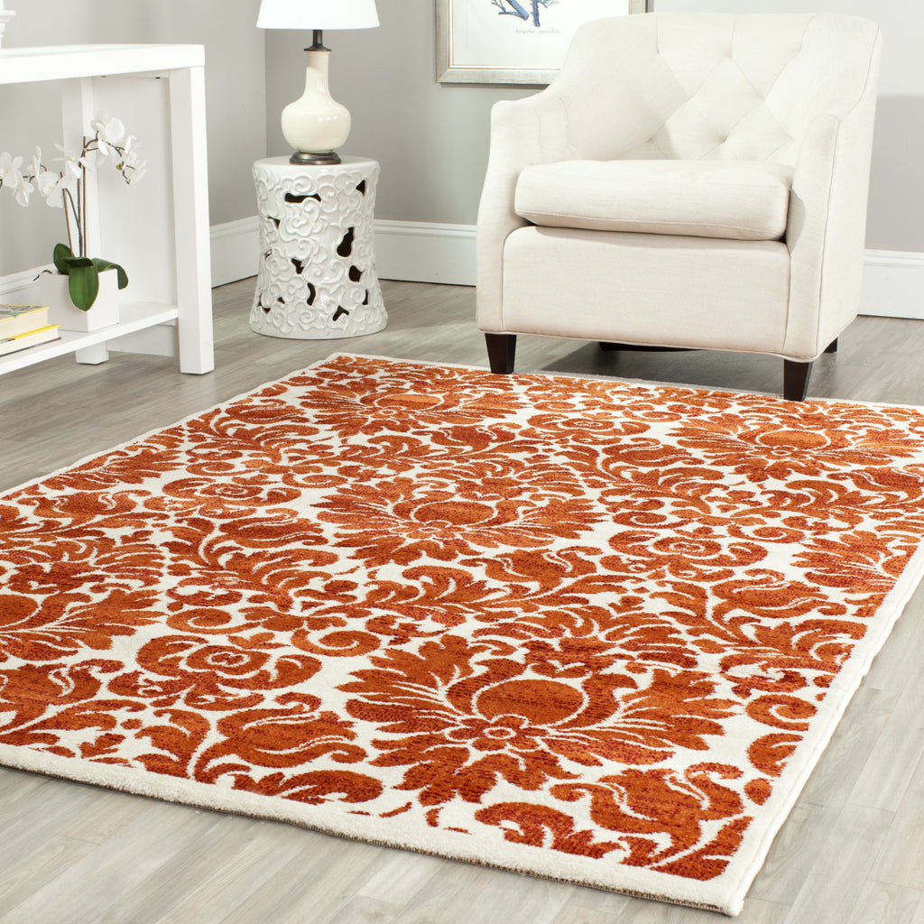 Safavieh Porcello PRL3714E Red/Ivory Area Rug  Feature