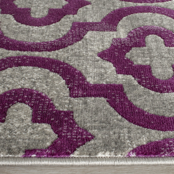 Safavieh Porcello PRL7734B Light Grey/Purple Area Rug – Incredible Rugs ...